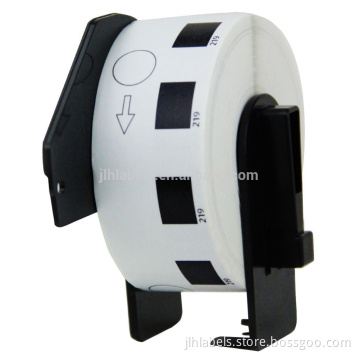 DK1219 LABEL,Die-Cut 0.5" Diameter Round Labels
